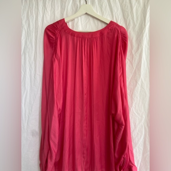 Calvin Klein Womens Plus Work Wear Shirred Blouse Size 2X NEW - Picture 7 of 12